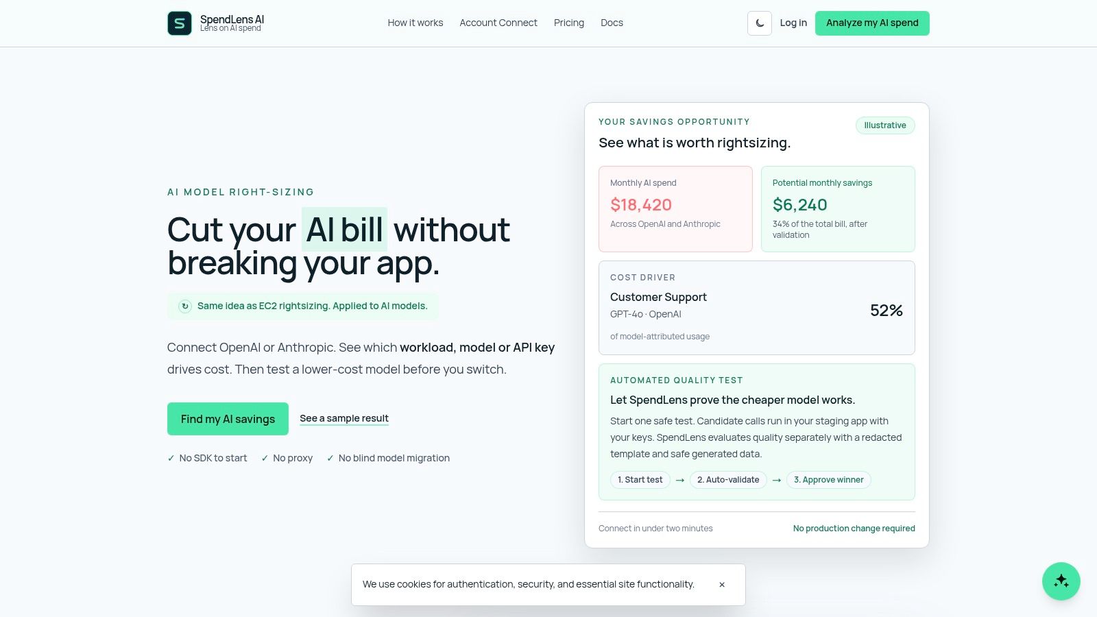 Screenshot from https://spendlensai.dev